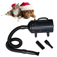 Dog Hair Dryer with 3 Nozzles Black 2400 W Kings Warehouse 