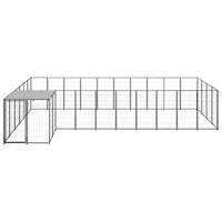 Dog Kennel Black 13.31 m² Steel Kings Warehouse 
