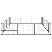 Dog Kennel Black 18 m² Steel Kings Warehouse 
