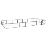 Dog Kennel Black 21 m² Steel Kings Warehouse 