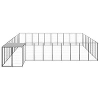 Dog Kennel Black 25.41 m² Steel Kings Warehouse 