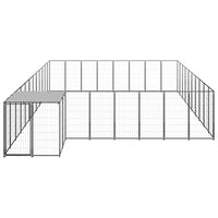Dog Kennel Black 25.41 m² Steel Kings Warehouse 