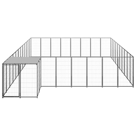 Dog Kennel Black 25.41 m² Steel Kings Warehouse 
