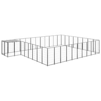 Dog Kennel Black 25.41 m² Steel Kings Warehouse 