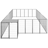Dog Kennel Black 26.62 m² Steel Kings Warehouse 