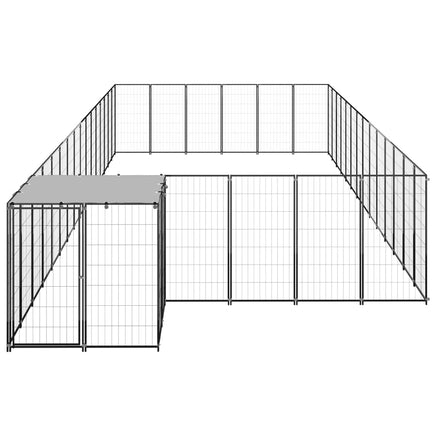 Dog Kennel Black 26.62 m² Steel Kings Warehouse 