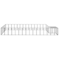 Dog Kennel Black 26.62 m² Steel Kings Warehouse 