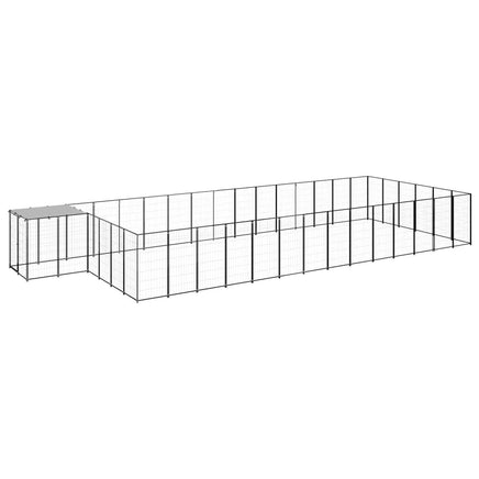 Dog Kennel Black 26.62 m² Steel Kings Warehouse 