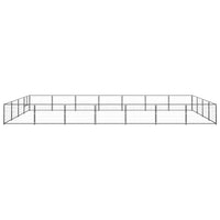 Dog Kennel Black 28 m² Steel Kings Warehouse 