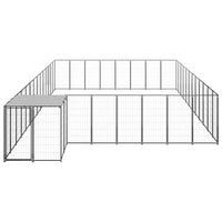 Dog Kennel Black 30.25 m² Steel Kings Warehouse 