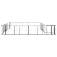 Dog Kennel Black 31.46 m² Steel Kings Warehouse 