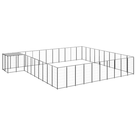 Dog Kennel Black 31.46 m² Steel Kings Warehouse 