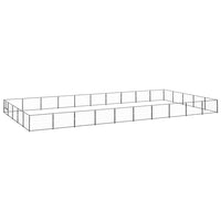 Dog Kennel Black 50 m² Steel Kings Warehouse 