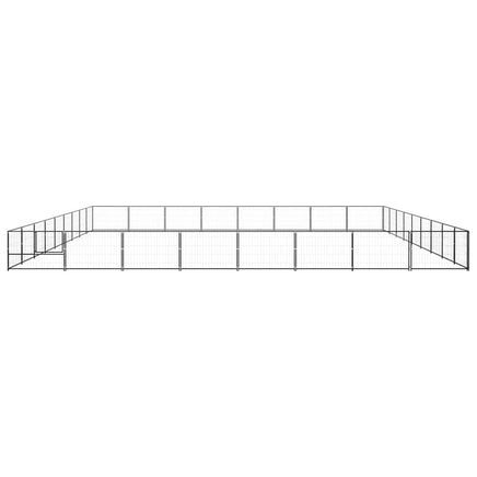 Dog Kennel Black 72 m² Steel Kings Warehouse 
