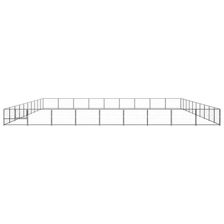 Dog Kennel Black 90 m² Steel Kings Warehouse 