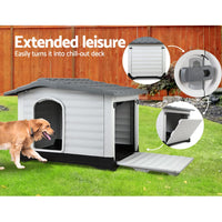Dog Kennel Extra Large Pet Dog House 98cm x 68.5cm x 68cm dog supplies Kings Warehouse 