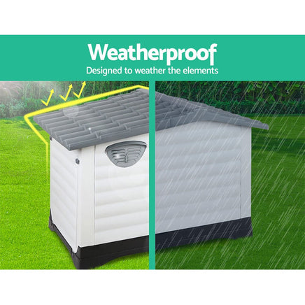 Dog Kennel Extra Large Pet Dog House 98cm x 68.5cm x 68cm dog supplies Kings Warehouse 