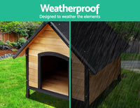 Dog Kennel House Extra Large Outdoor Wooden Pet House Puppy XL dog supplies Kings Warehouse 