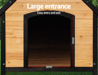 Dog Kennel House Extra Large Outdoor Wooden Pet House Puppy XL dog supplies Kings Warehouse 