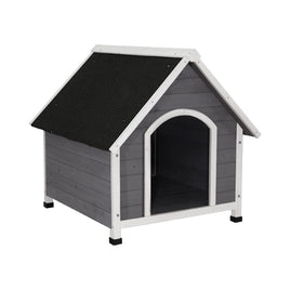 Dog Kennel House Wooden Outdoor Indoor Puppy Pet House Weatherproof Large Kings Warehouse 