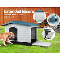 Dog Kennel Kennels Outdoor Plastic Pet House Puppy Extra Large XL Outside dog supplies Kings Warehouse 