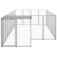 Dog Kennel Silver 10.89 m² Steel Kings Warehouse 