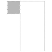 Dog Kennel Silver 10.89 m² Steel Kings Warehouse 