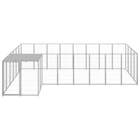 Dog Kennel Silver 10.89 m² Steel Kings Warehouse 