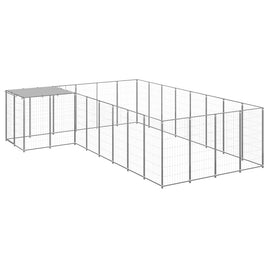Dog Kennel Silver 10.89 m² Steel Kings Warehouse 