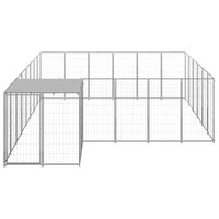 Dog Kennel Silver 12.1 m² Steel Kings Warehouse 