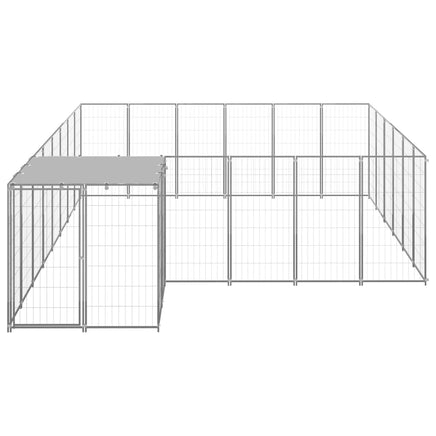 Dog Kennel Silver 12.1 m² Steel Kings Warehouse 