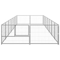 Dog Kennel Silver 14 m² Steel Kings Warehouse 