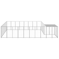 Dog Kennel Silver 15.73 m² Steel Kings Warehouse 
