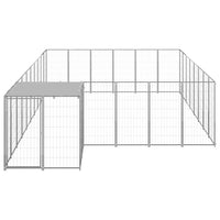 Dog Kennel Silver 15.73 m² Steel Kings Warehouse 