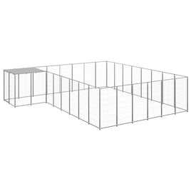 Dog Kennel Silver 15.73 m² Steel Kings Warehouse 