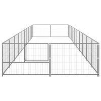 Dog Kennel Silver 20 m² Steel Kings Warehouse 