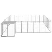 Dog Kennel Silver 20.57 m² Steel Kings Warehouse 