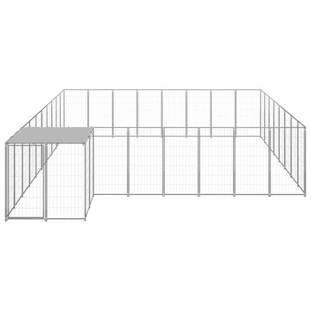 Dog Kennel Silver 20.57 m² Steel Kings Warehouse 
