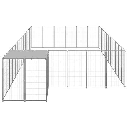 Dog Kennel Silver 22.99 m² Steel Kings Warehouse 