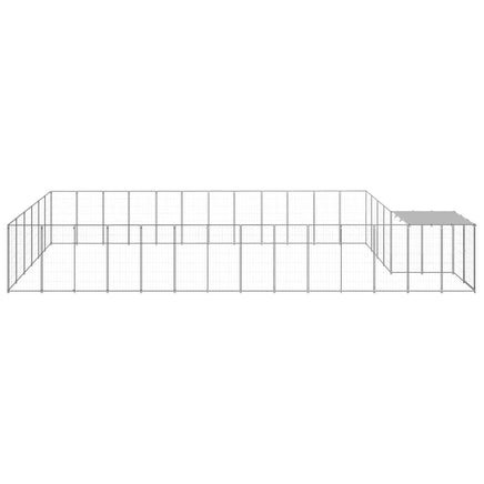 Dog Kennel Silver 22.99 m² Steel Kings Warehouse 