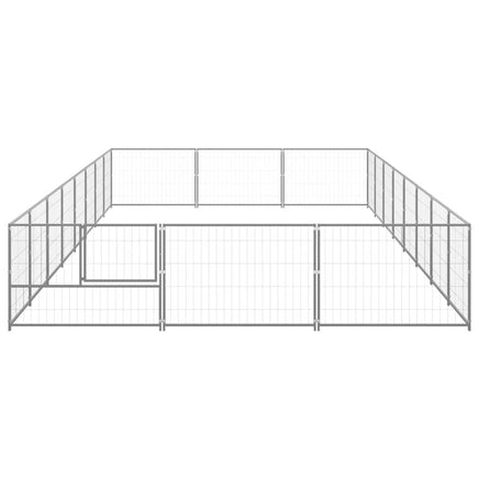 Dog Kennel Silver 24 m² Steel Kings Warehouse 