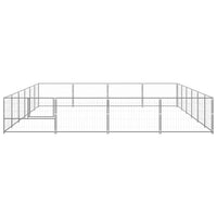 Dog Kennel Silver 24 m² Steel Kings Warehouse 