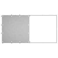 Dog Kennel Silver 2.42 m² Steel Kings Warehouse 