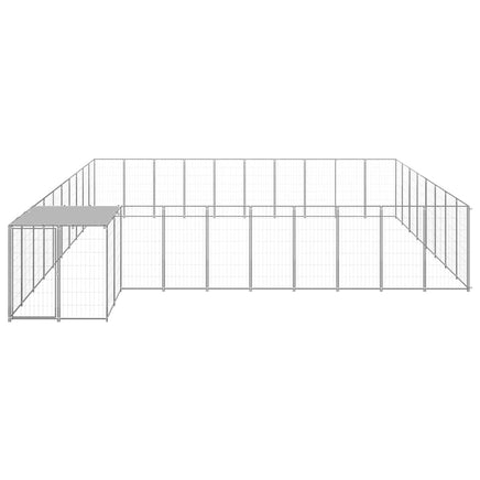 Dog Kennel Silver 25.41 m² Steel Kings Warehouse 