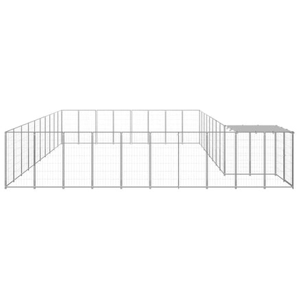 Dog Kennel Silver 25.41 m² Steel Kings Warehouse 