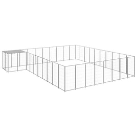 Dog Kennel Silver 25.41 m² Steel Kings Warehouse 