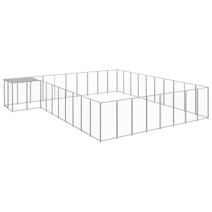 Dog Kennel Silver 25.41 m² Steel Kings Warehouse 