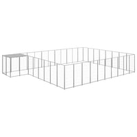 Dog Kennel Silver 25.41 m² Steel Kings Warehouse 