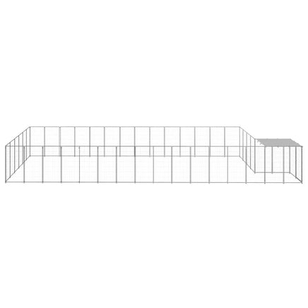 Dog Kennel Silver 26.62 m² Steel Kings Warehouse 