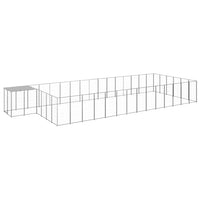 Dog Kennel Silver 26.62 m² Steel Kings Warehouse 